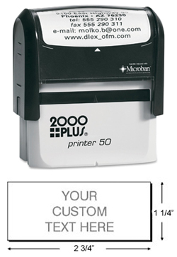 Printer P50 Custom Stamp 2 3 4